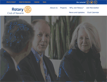 Tablet Screenshot of navarrerotary.org